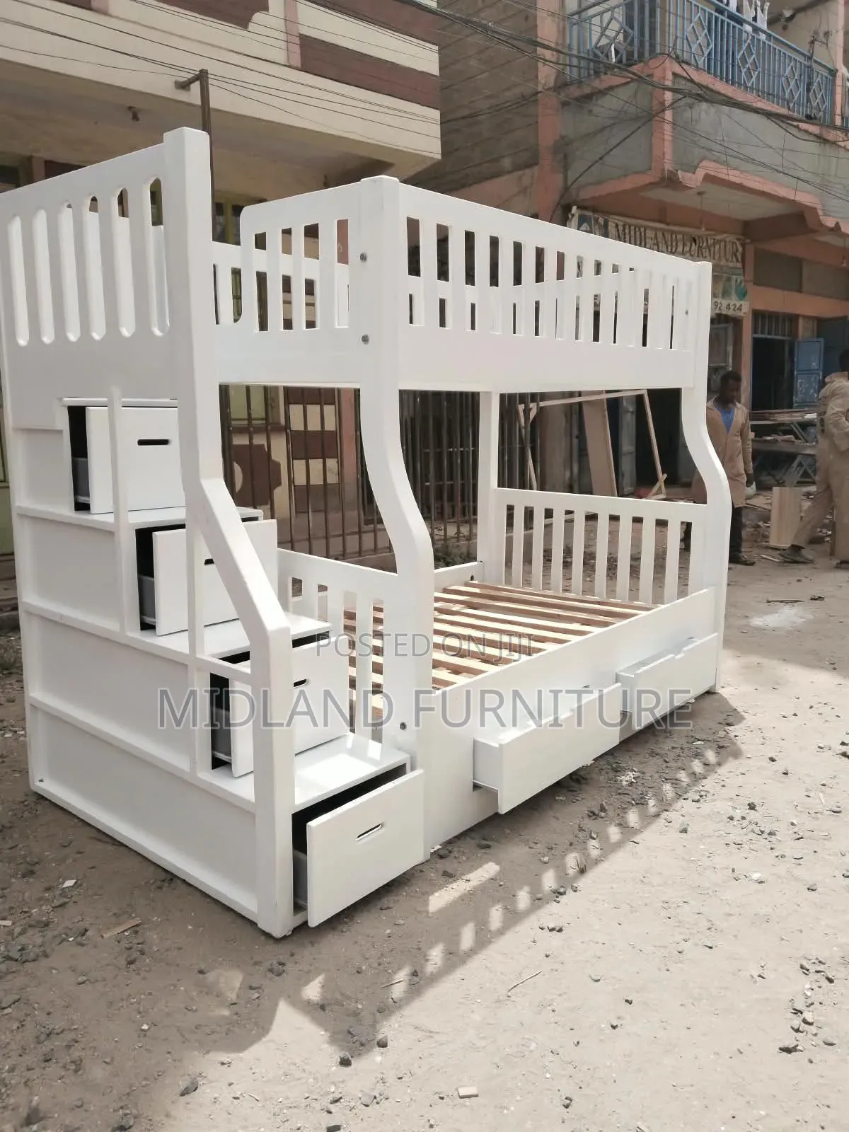 Double Decker Bunk Bed With Storage Available on Order