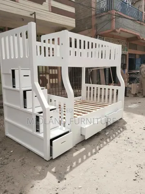 Double Decker Bunk Bed With Storage Available on Order