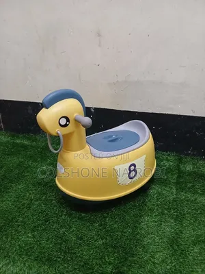 2-in-1 Cartoon Horse Toddler Potty Training Seat Ride-on Chair