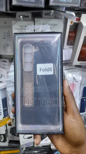 Samsung Galaxy Z Fold 6 Leather Case,Built-in Kickstand