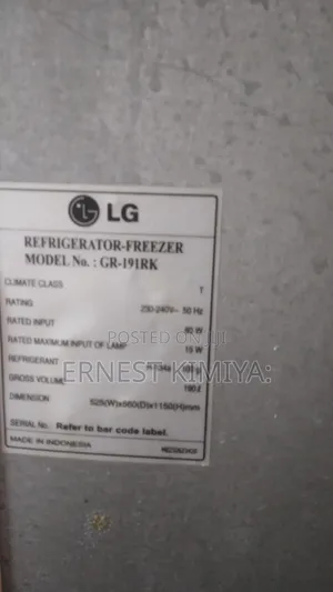 FRIDGE- Model : GR- 191RK. Is Used and in Good Working Condition