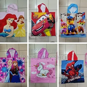 Hooded Cartoon Themed Towels