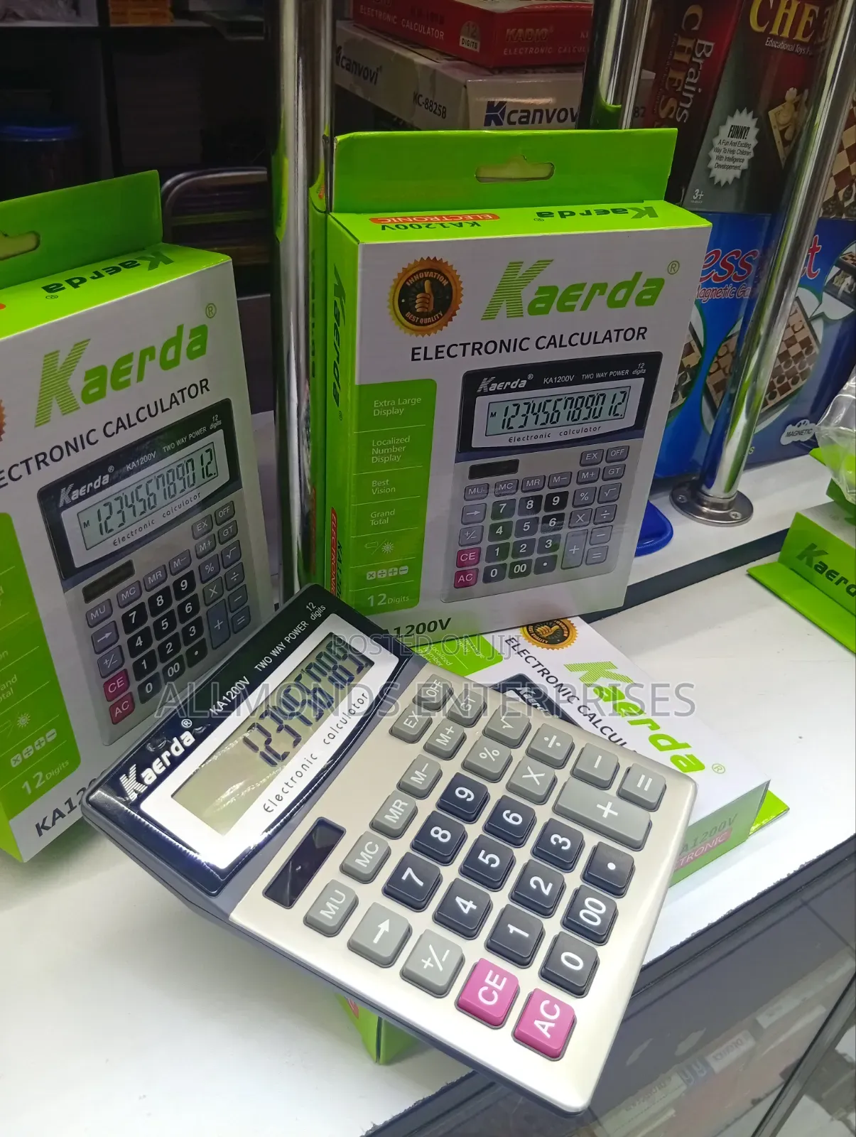 Kaerda 12 Digits Electronic Calculator- Big Size