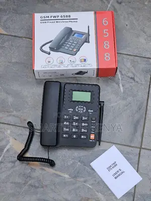 Landline Phone GSM 6588 Deskphone (Dual Sim) Ideal Cellular Networks