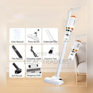 Portable Rechargeable Wireless Vacuum Cleaner – 4 Brush Heads Pa