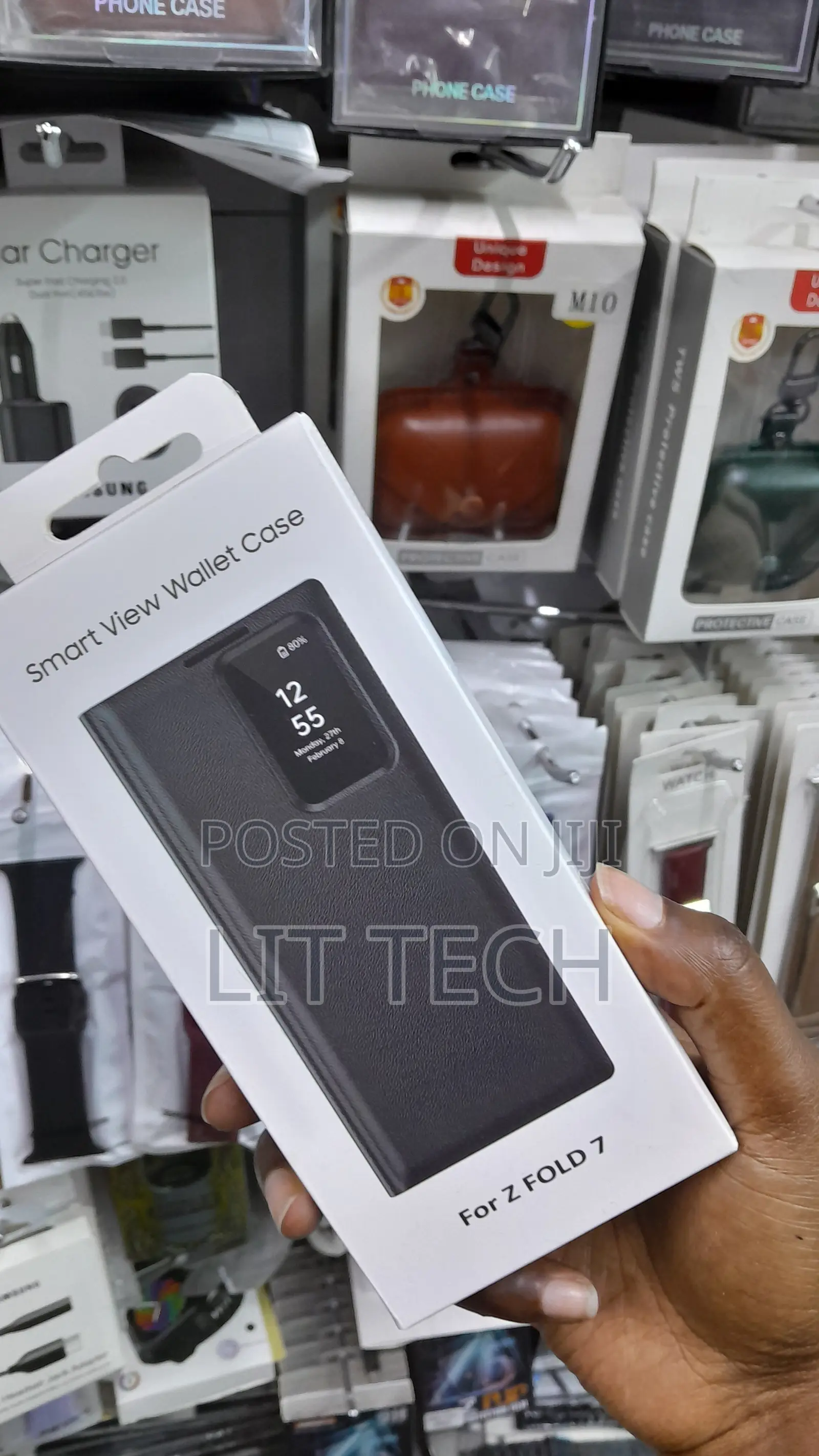 Samsung Galaxy Z Fold 7 Smart Clear View Wallet Cover