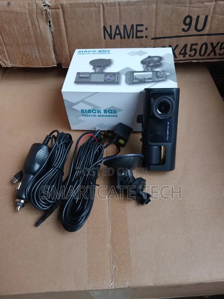 3-Camera Dash Cam | Complete 360° Car Protection