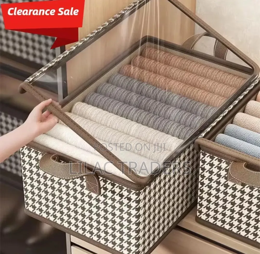 Clothes Storage Box – Foldable Fabric Wardrobe Organizer Alp