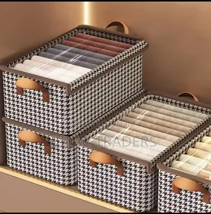 Fabric Wardrobe Organizer Box – Foldable Space Saving Alp