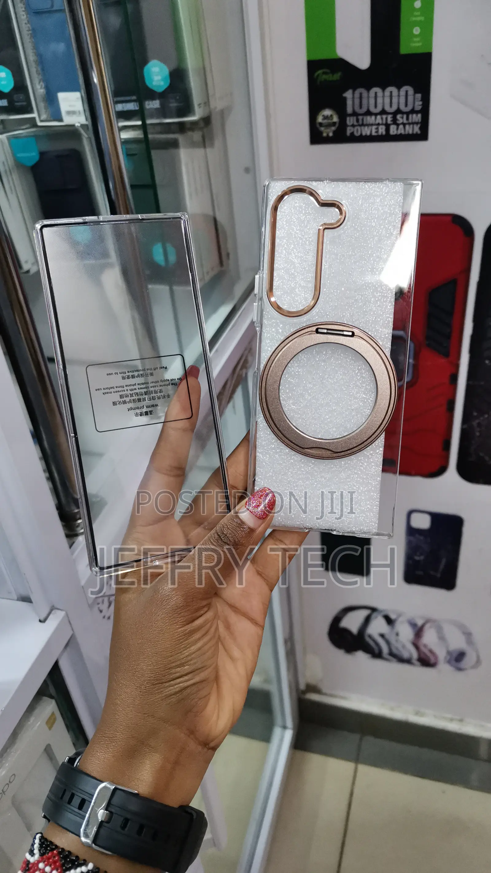 MagSafe Clear Case With a Magnetic Ring for Samsung Galaxy Z Fold 6
