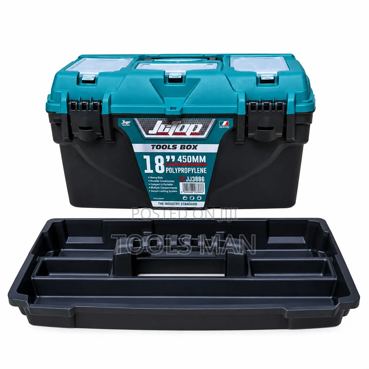 Toolbox Heavy Duty Plastic 18 Inch.Jctop Tool Box – 18"