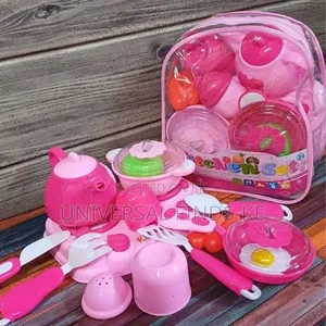 Kids Pretend Play Kitchen Set – Toy Cooking Set