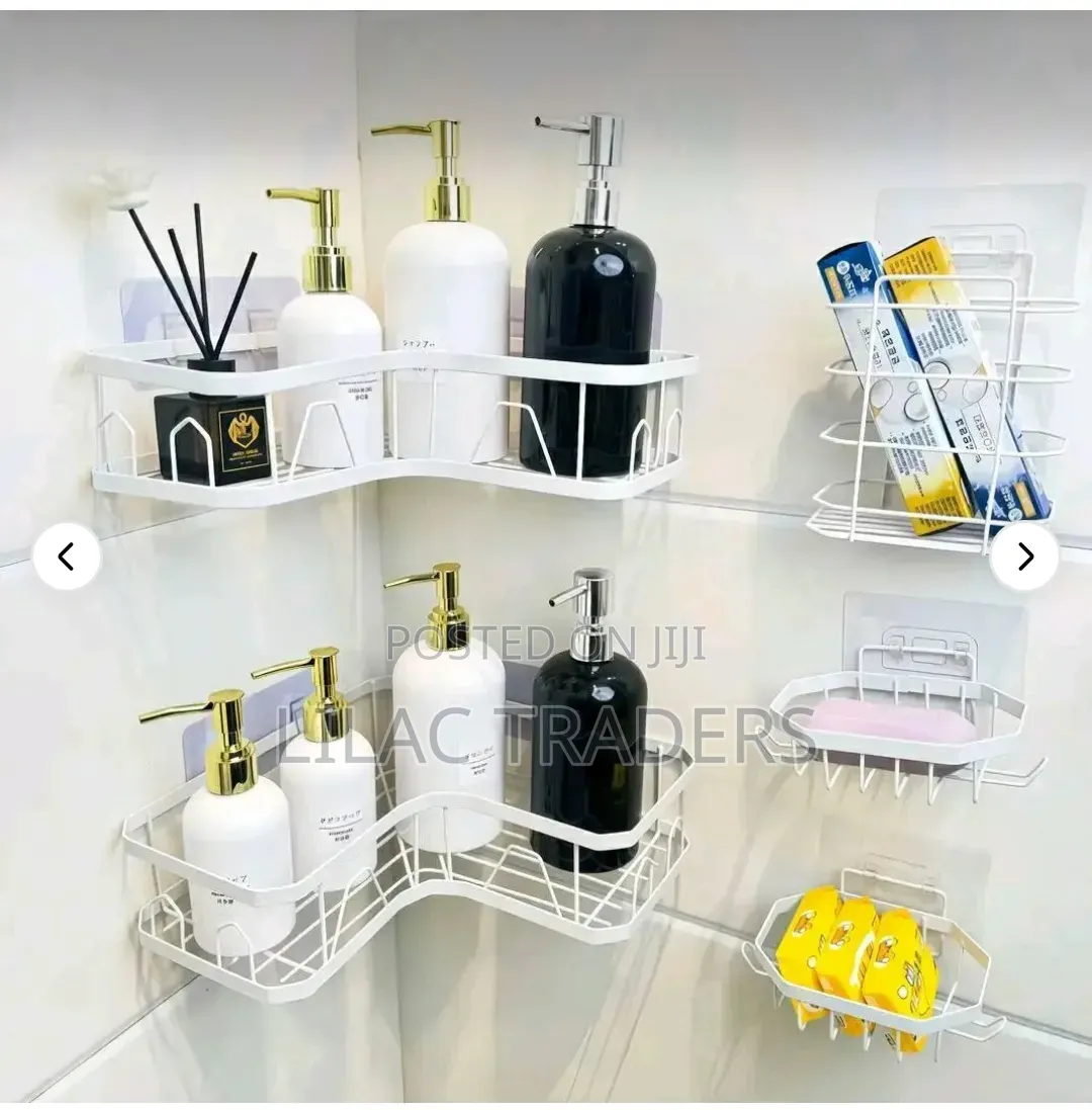 Corner Shower Caddy – 5-Piece Bathroom Organizer Set Alp