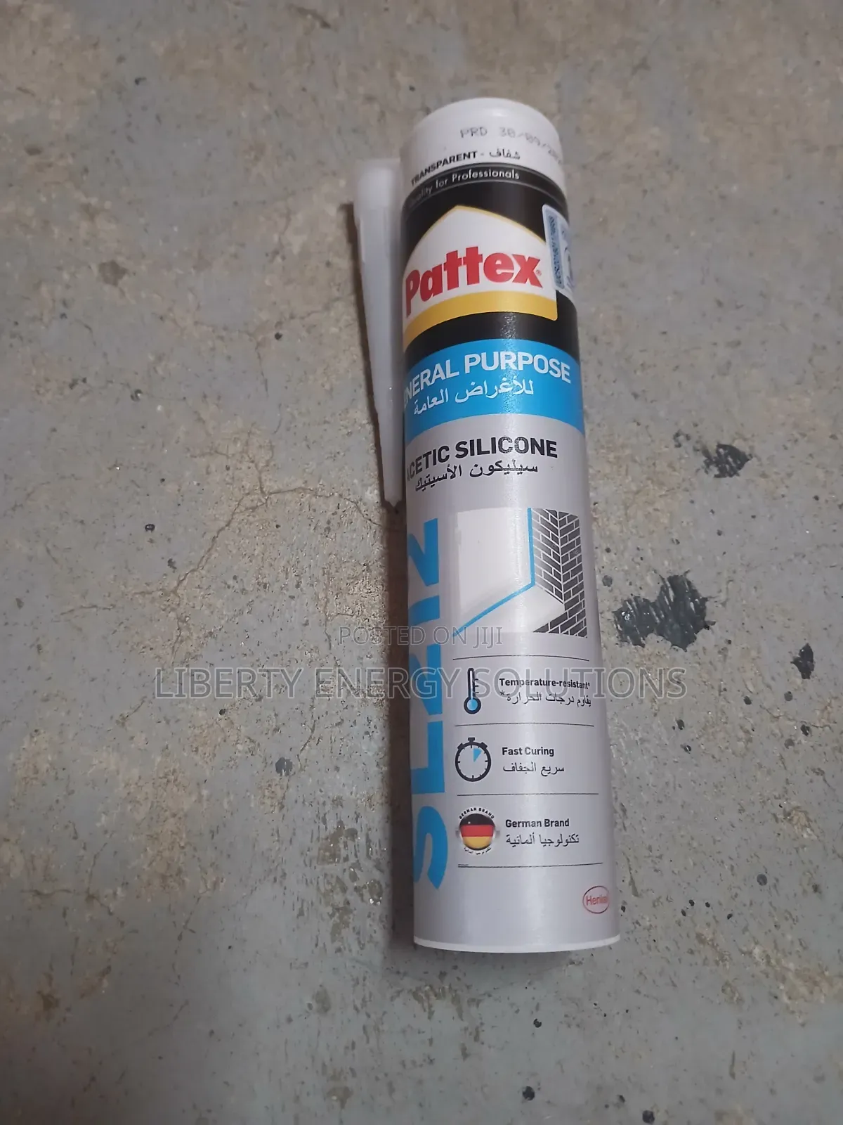 Pattex SL212 General Purpose Acetic Silicone Sealant