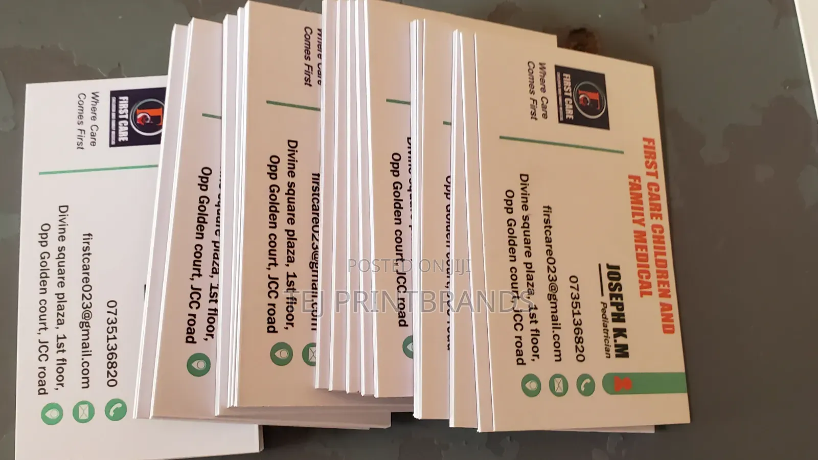 Business Cards(Free Design for 100+ Pcs)