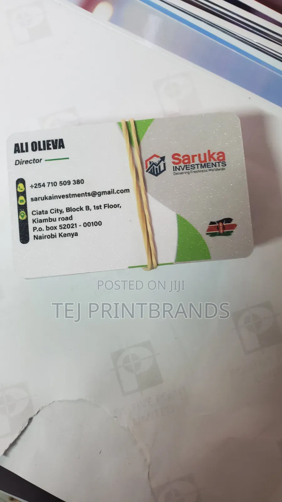 Business Cards(Free Design for 100+ Pcs)