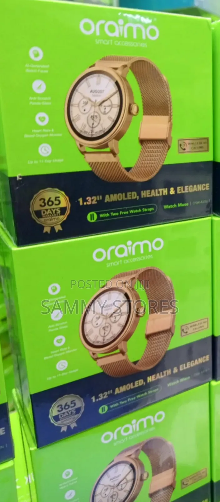 Oraimo OSW-831N Smart Watch With Heart Rate SpO2