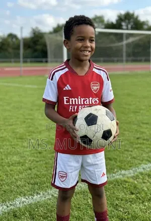 Arsenal FC Unisex Kids' Football Uniform ( Jersey)