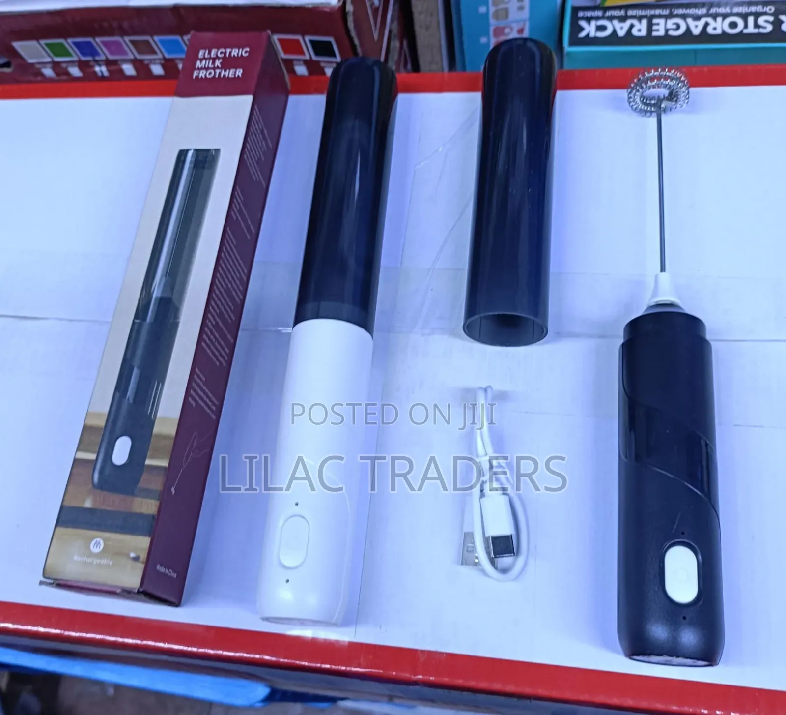 * Electric Milk Frother* * USB Rechargeable 3 Speeds Esj