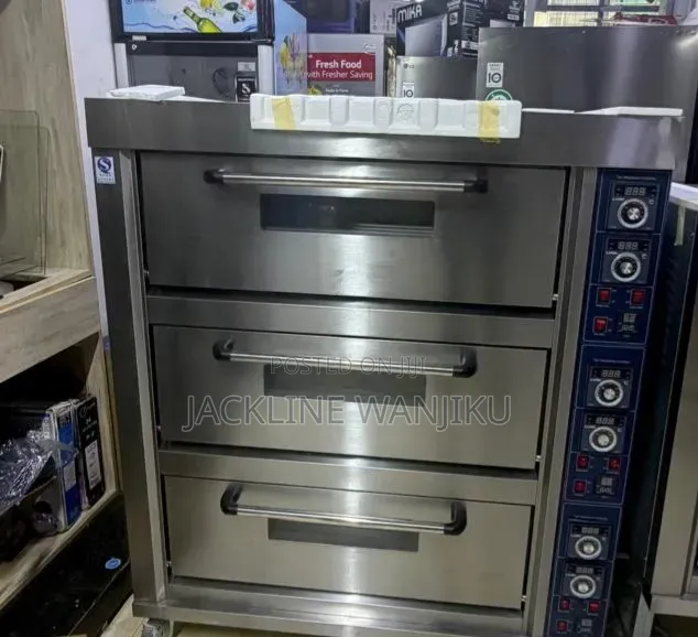 Euromax Deck Oven 3 Deck 6 Trays Comes With Free Trays
