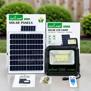 Solar Powered 200W Watts Outdoor Security LED Solar Flood Light