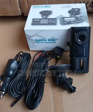 3-in-1 Dash Camera With Front Rear Interior Recording and Night Vision
