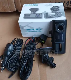 3-in-1 Dash Camera With Front Rear Interior Recording and Night Vision