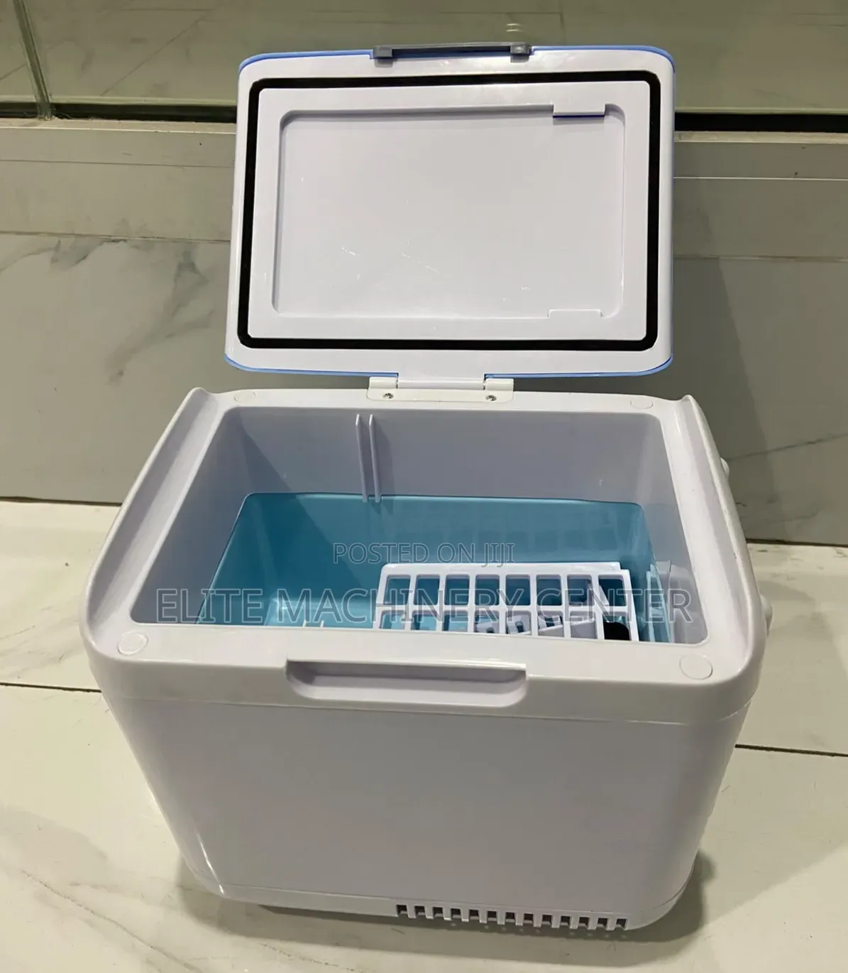 Blue Portable Mini Fridge or Car Cooler Box