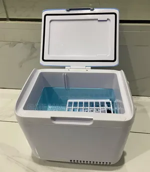 Blue Portable Mini Fridge or Car Cooler Box