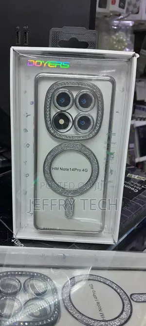 Luxury Bling Diamond MagSafe Clear Case for Xiaomi Redmi Note 14 Pro