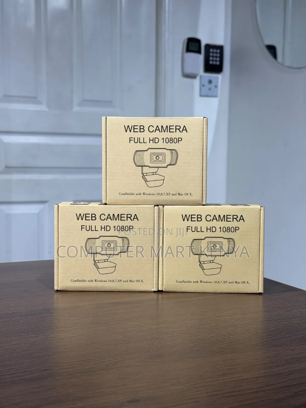 Full HD 1080P USB Web Camera With Built-in Mic (Plug Play)