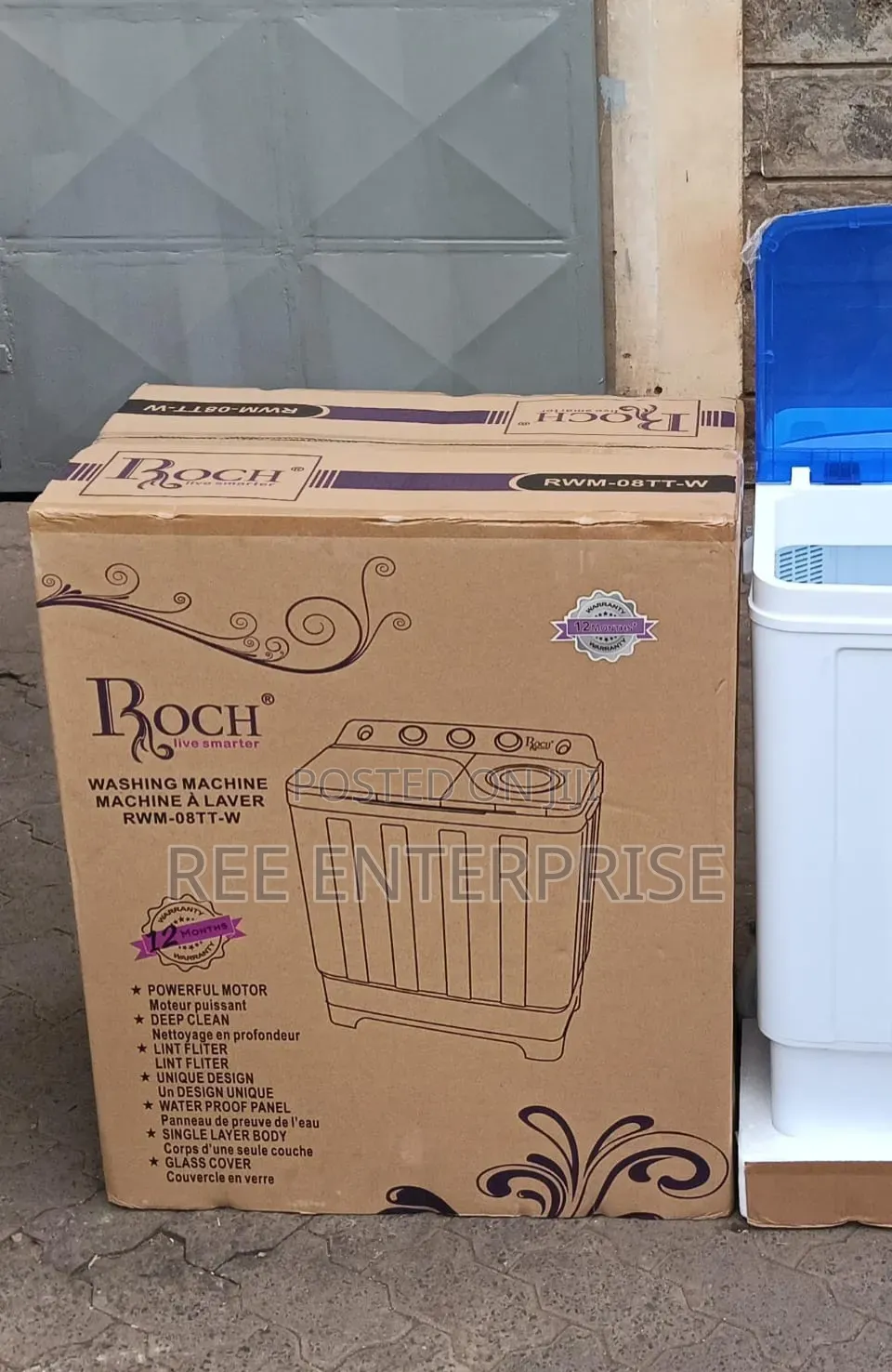 Roch 8kgs Top Load Twin Tub Washing Machine
