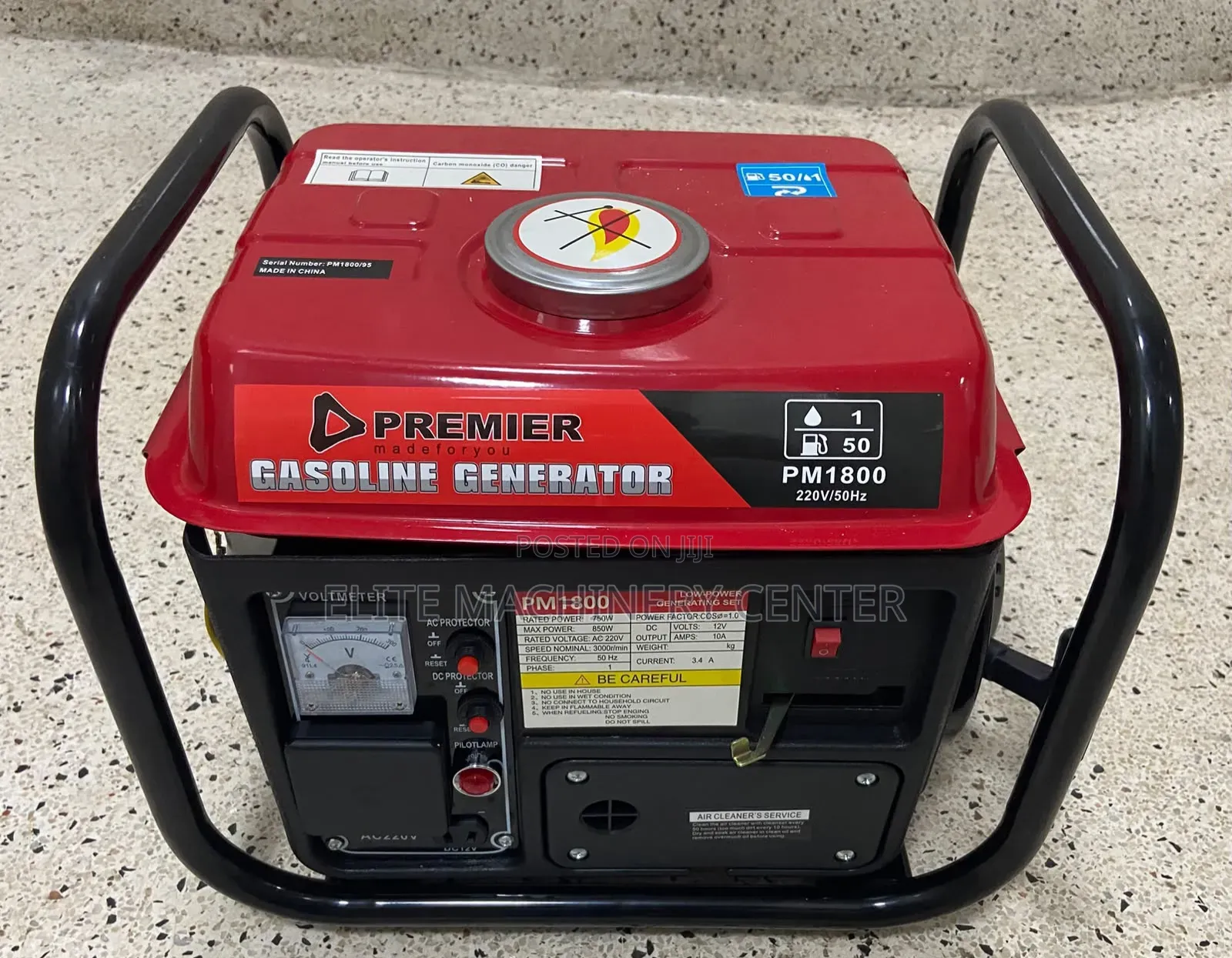 Premier PM1800 850W Gasoline Generator
