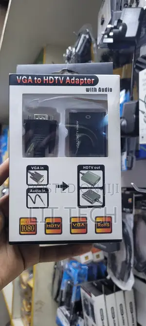 VGA to HDMI Converter Cable Adapter Audio Support,converts Analog VGA