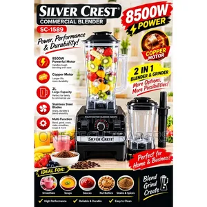 8500Watts Silver Crest Commercial Blender *Black Color*