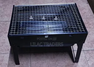 Compact Folding Charcoal BBQ Grill for Camping Picnics Esj
