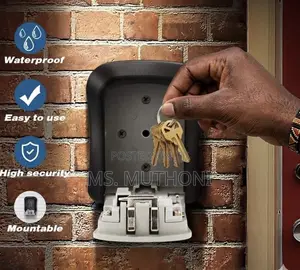 Full Metallic Wall-Mounted Key Safe Box