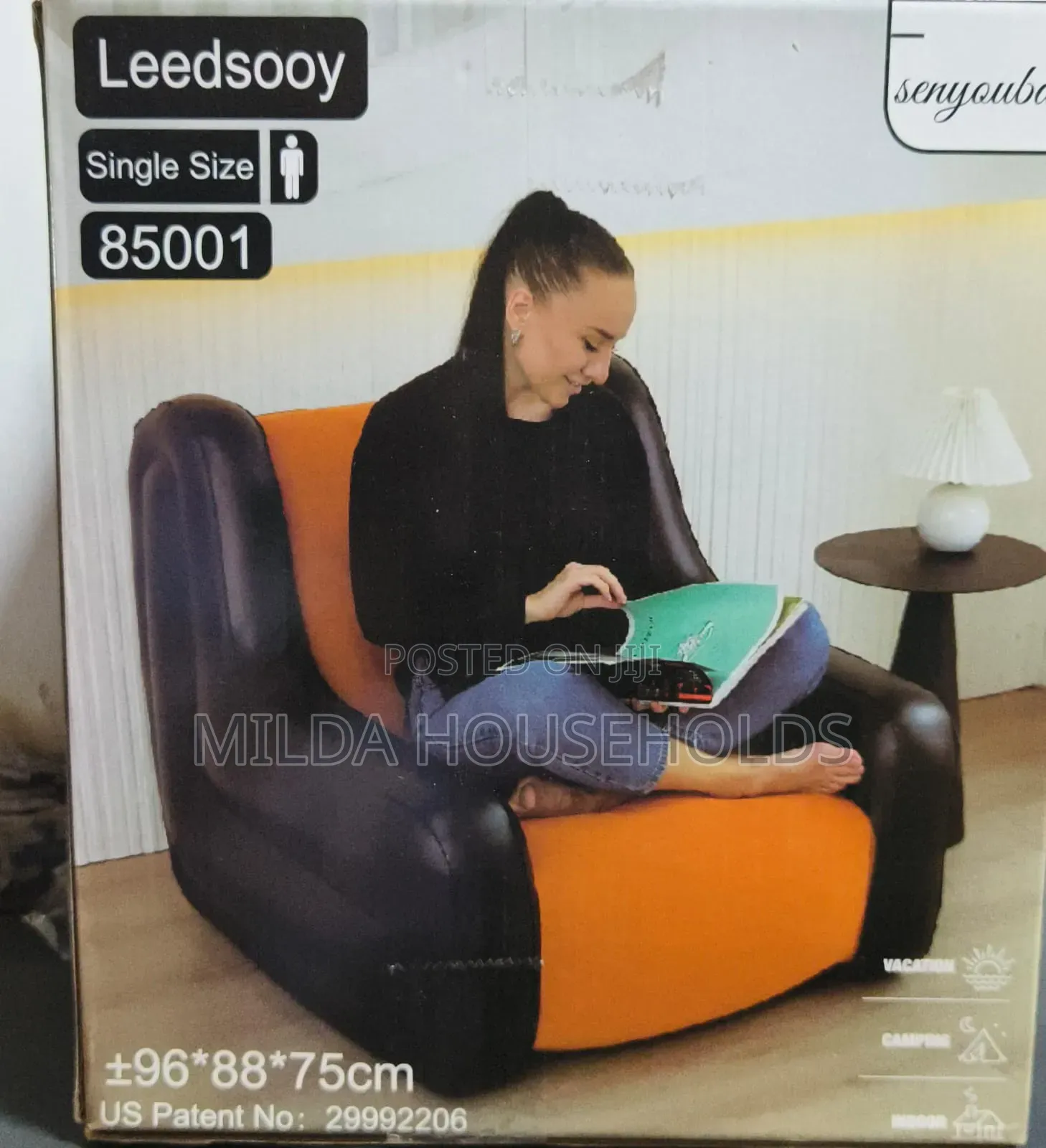 Leedsooy Inflatable Sofa Manual Pump