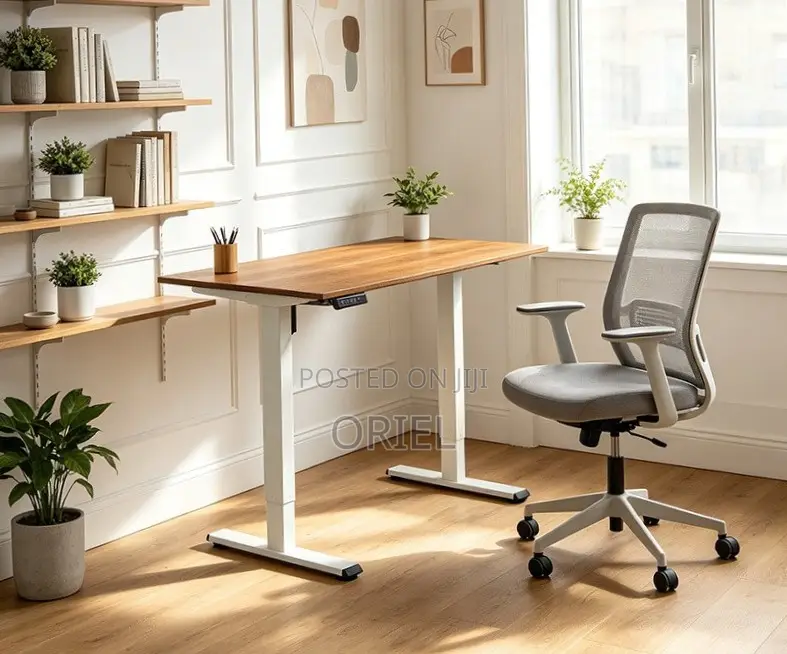 Office Computer Desk : 1400MM Electric Workstation Desk