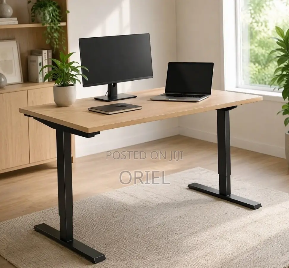 Office Computer Desk : 1400MM Electric Workstation Desk