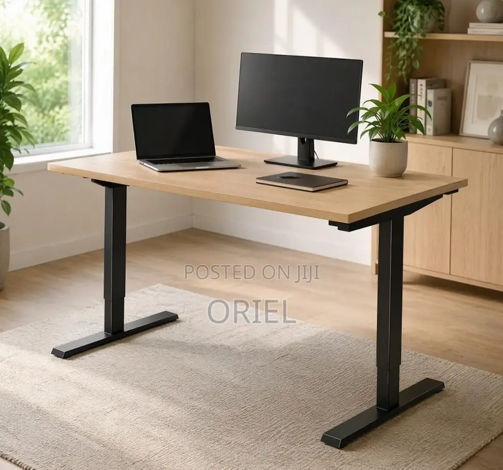 Office Computer Desk : 1400MM Electric Workstation Desk