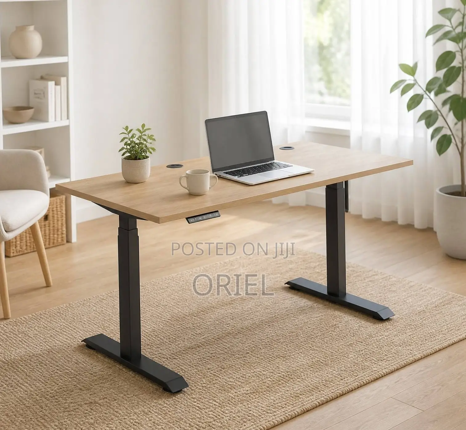 Office Computer Desk : 1400MM Electric Workstation Desk