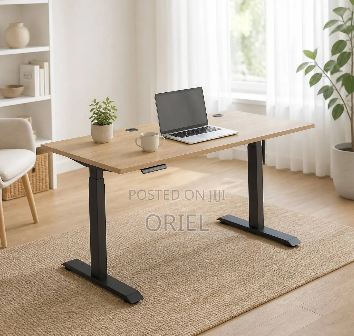 Office Computer Desk : 1400MM Electric Workstation Desk