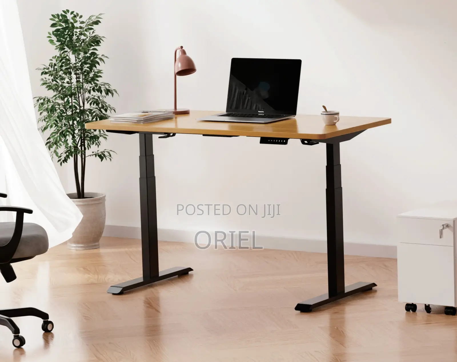 Office Computer Desk : 1400MM Electric Workstation Desk