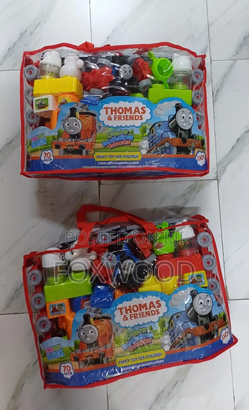 70-Piece Thomas Friends Orbit Building Blocks Set
