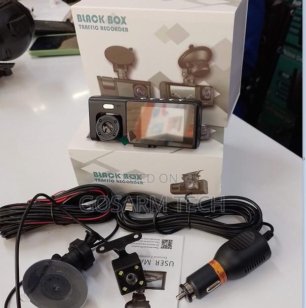 Dashcam Recording Camera 3 in 1 Blackbox Front+inside+rear Recording - thumbnail 2