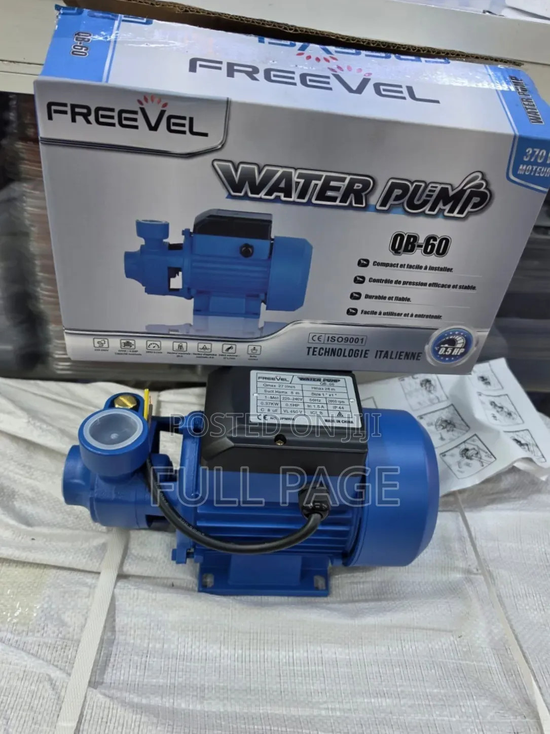 Freevel 0.5hp Booster Pump
