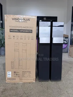 Vision Plus Tower Speaker 360 (Model: VP2080TS)