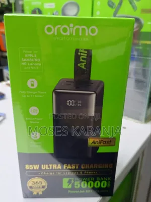 Oraimo 50000mAh High Capacity Power Bank With Digital Display