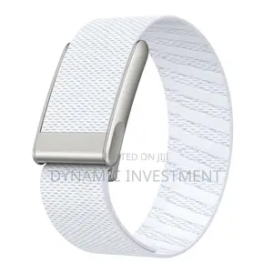 Whoop 5.0 Elastic Decorative Design Nylon Watch Band/Strap White